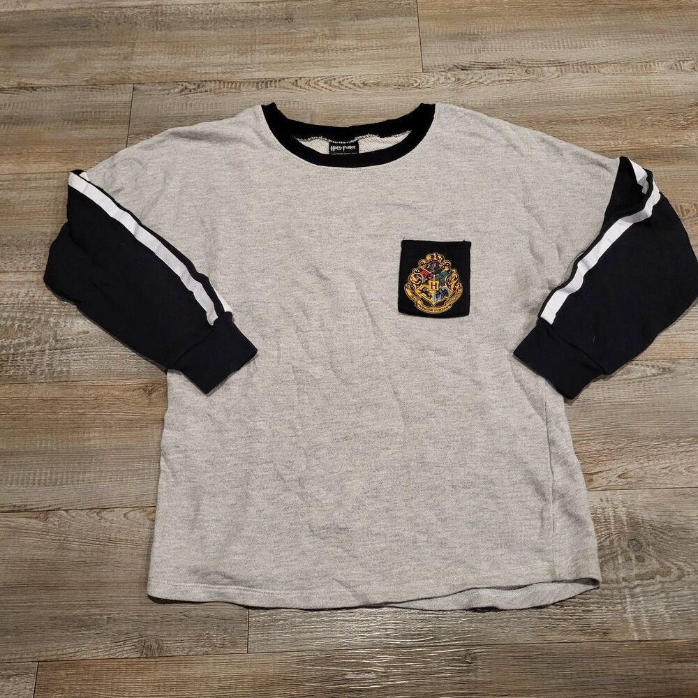 Harry Potter Off Shoulder Long Sleeve Tee Shirt Hogwarts Wizardry Womens Large